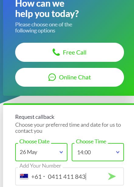 request call back